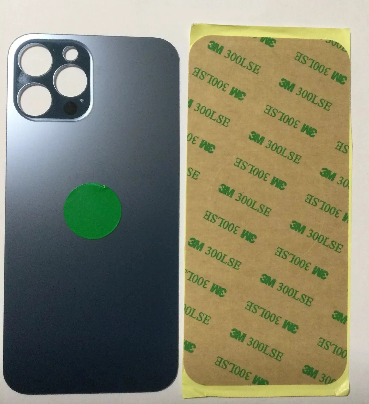 Back vetro Scocca Posteriore Per iPhone 12 Pro Max , Blu Foro BIG