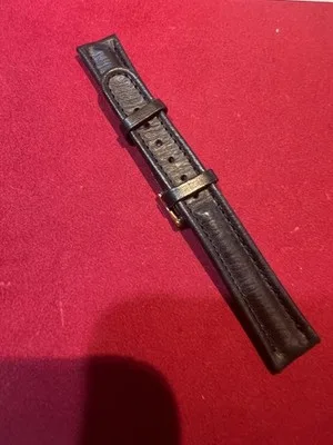 Cinturino per Orologio in Pelle Nero Misura 18mm - 2606251458