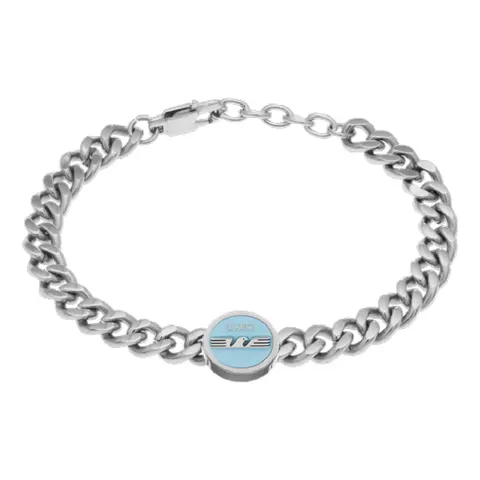 Lowell Bracciale Ufficiale Lazio Acciaio 316L B-LB011TAS