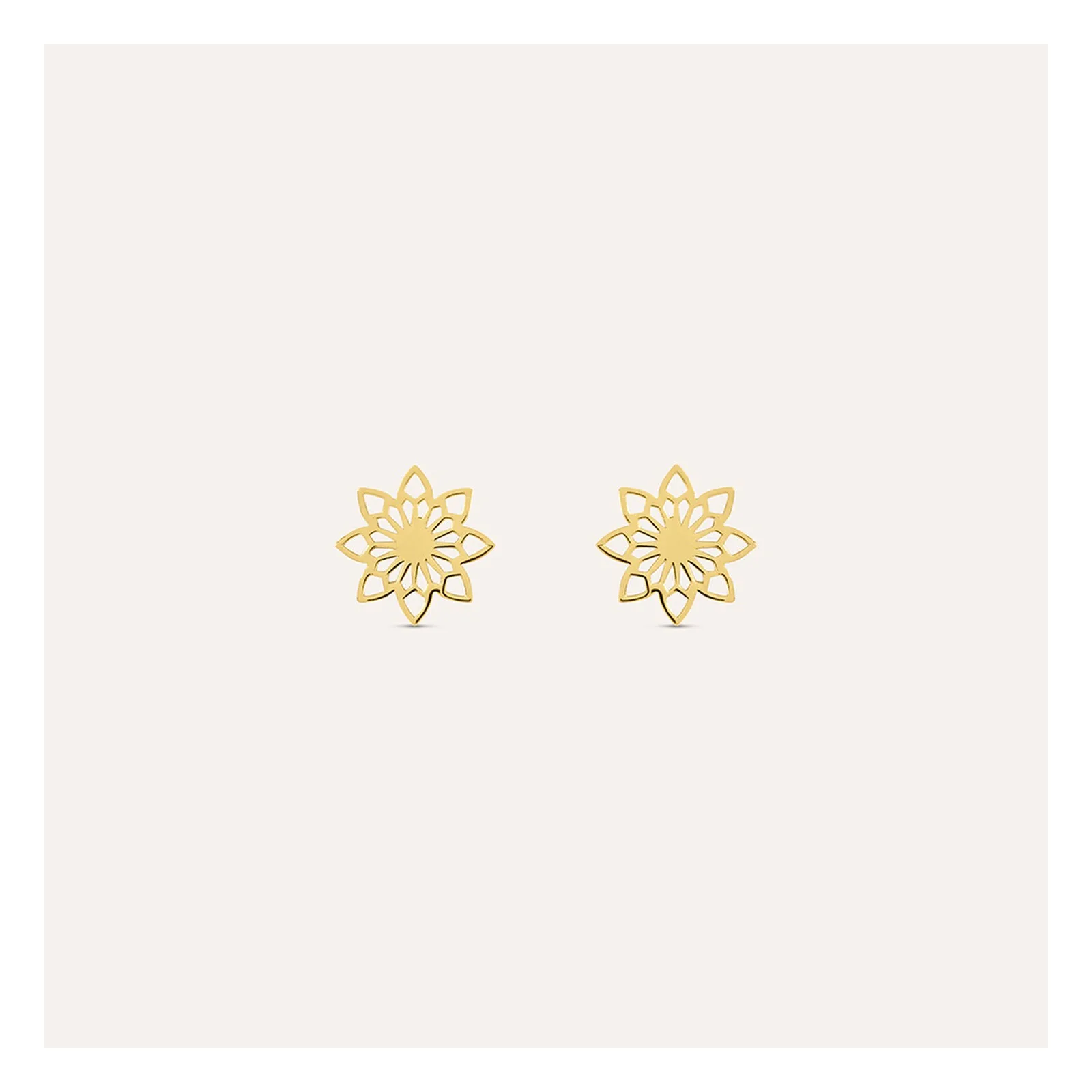 Stroili Bon Ton Orecchini lobo stella pizzo Oro 9kt 1438119