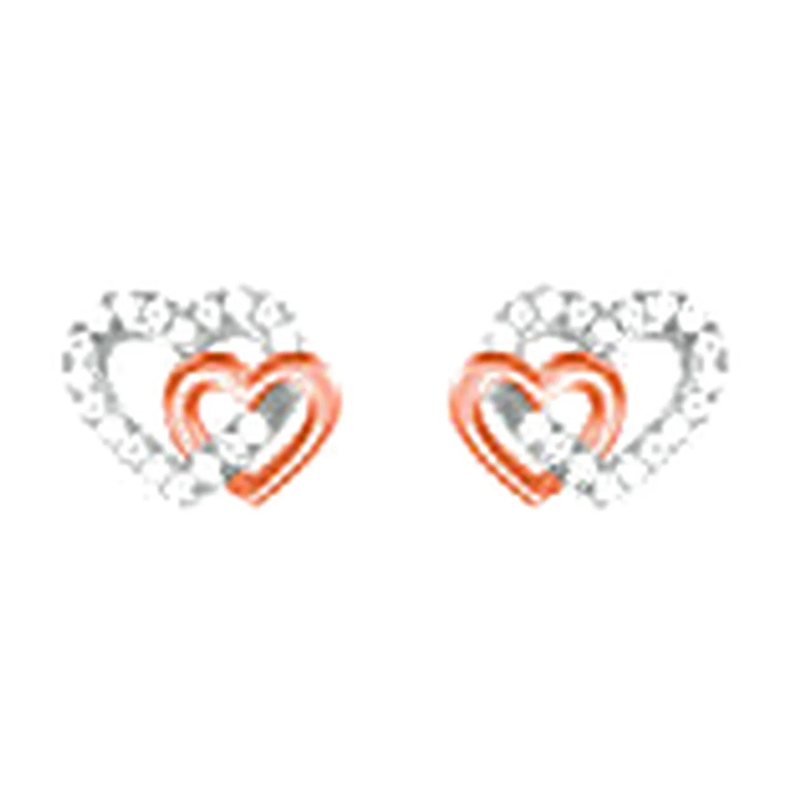Stroili Silver Moments Orecchini lobo bicolore con cubic Argento 925 1664270