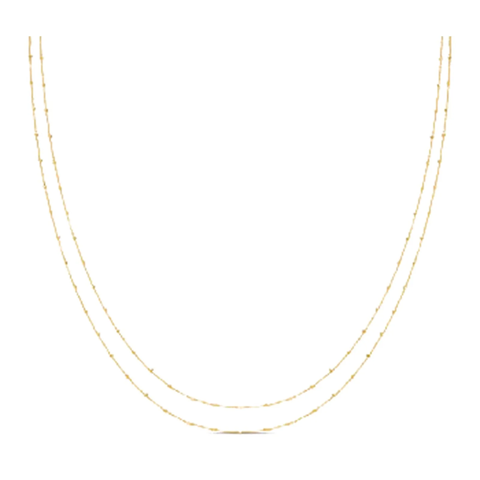 Stroili Silver Collection Collana dorato doppio filo Argento 925 1699983