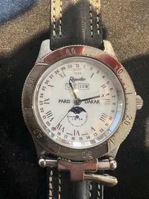 Orologio da polso Reporter Paris-Dakar con fasi lunari - 8603