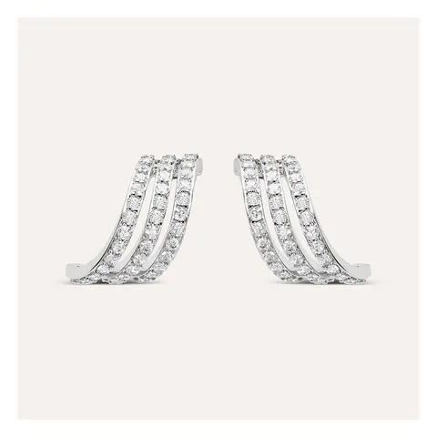 Stroili Silver Shine Orecchini lobo con cubic zirconia Argento 925 1694205