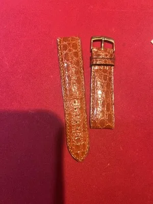 Cinturino per orologio in vera pelle di coccodrillo 20mm - 2606231522