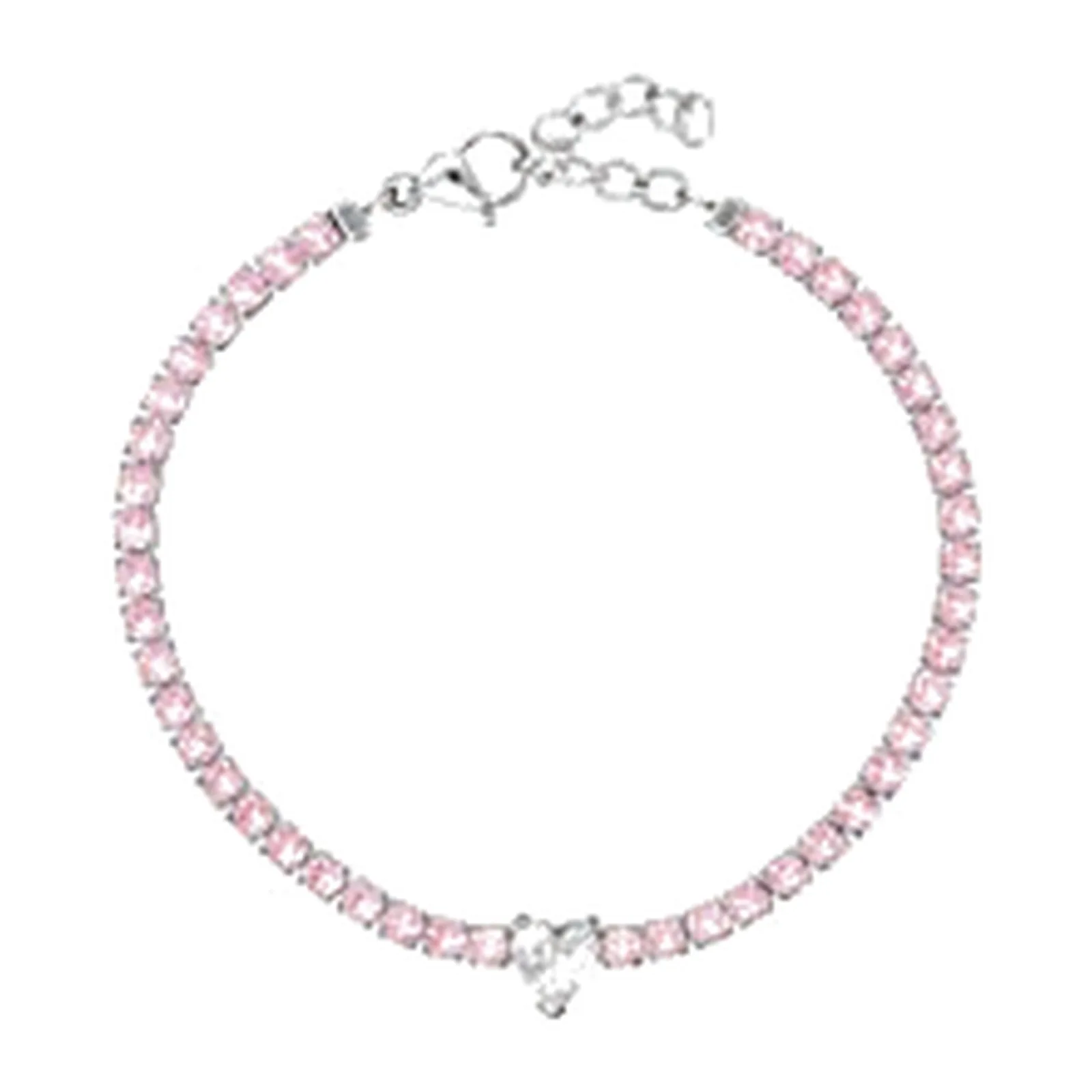 Stroili Aura Collection Tennis base rosa Acciaio 1685848
