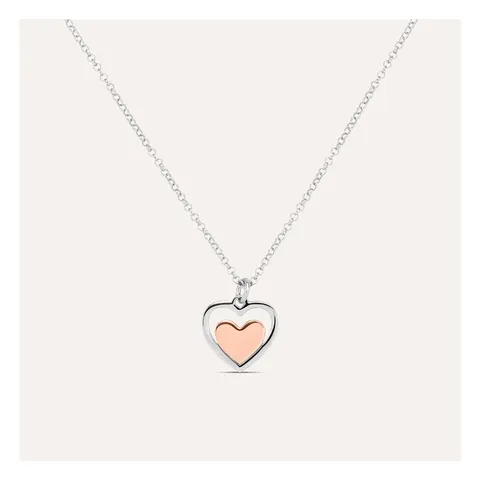 Stroili Silver Collection Collana con dettaglio rosato Argento 925 1668459