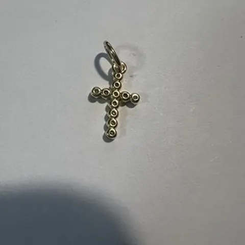 Ciondolo Croce in Argento Sterling 925 Placcato Oro con Cubic Zirconia - LAB22609302120