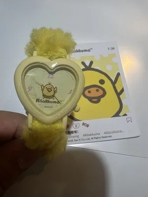 Orologio Rilakkuma Collezione Giallo Cuore Nuovo Senza Scatola - 202602151200