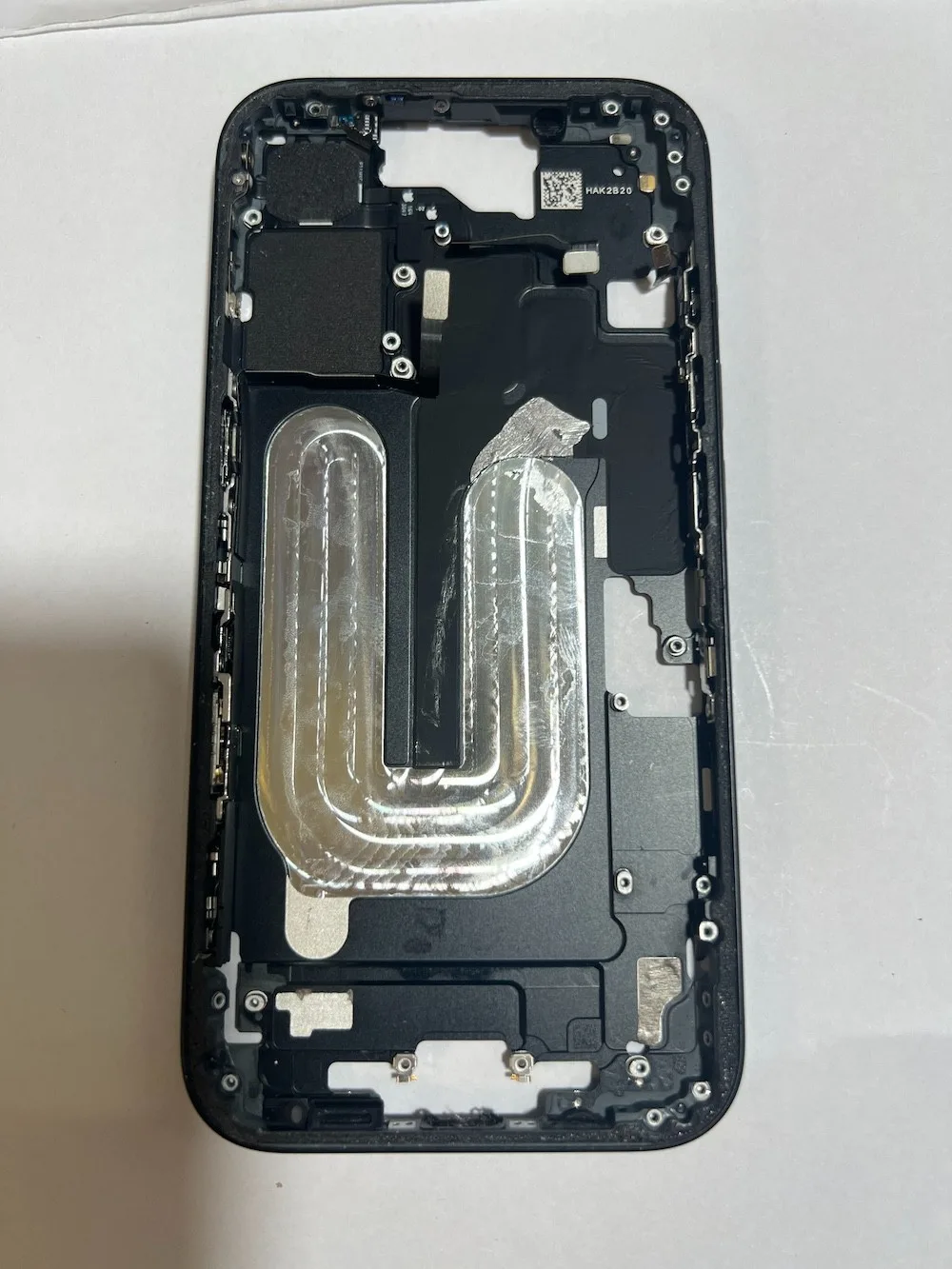 Originale Apple Iphone 16 scocca centrale Chassis Power Volume Flex Nero A
