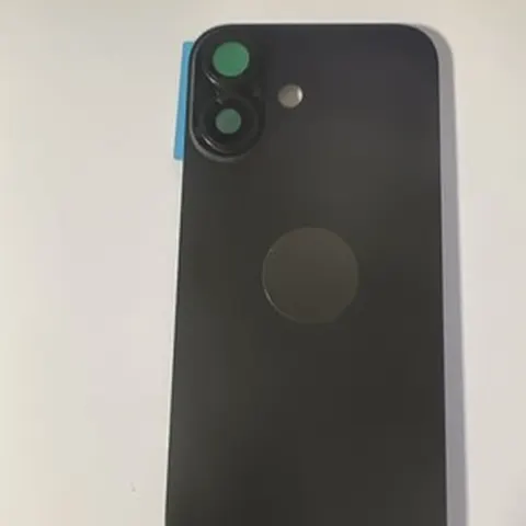 Back vetro Scocca Posteriore Per iPhone 16 Compatibile Magneti Nero