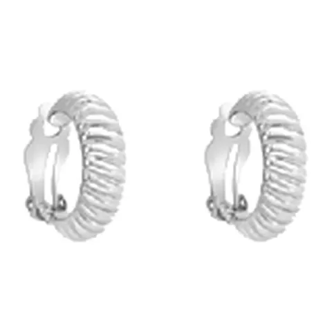 Stroili Moonlight Collection Orecchini a cerchio con clip Acciaio 1691918