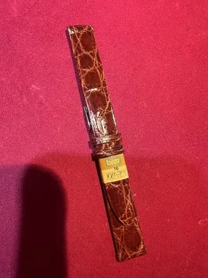 Cinturino Orologio Bros Officina Italia in Pelle Coccodrillo 16mm - 2606241440
