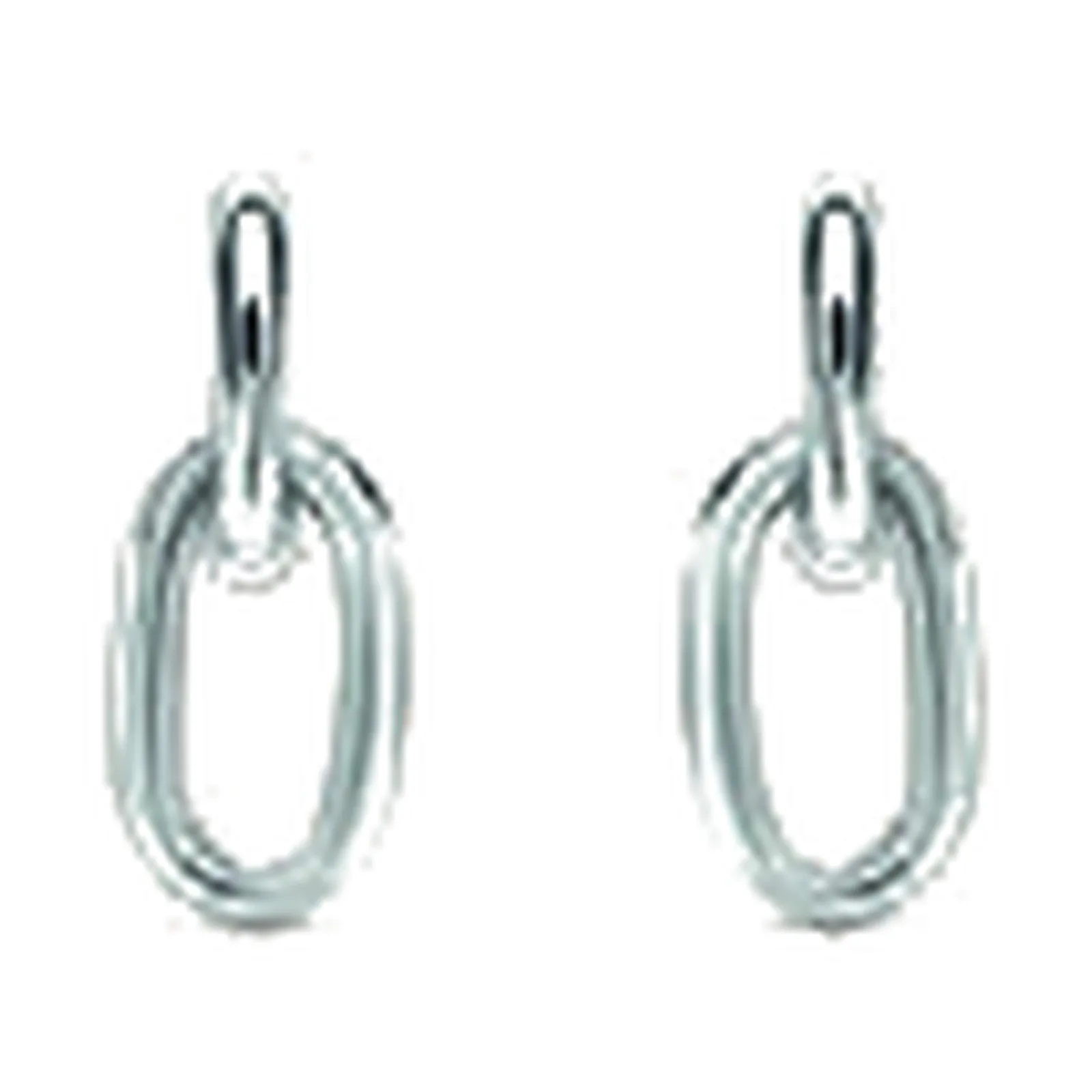 Stroili Silver Collection Orecchini pendenti clip chain Argento 925 1697948