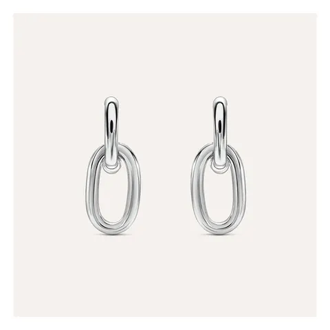 Stroili Silver Collection Orecchini pendenti clip chain Argento 925 1697948