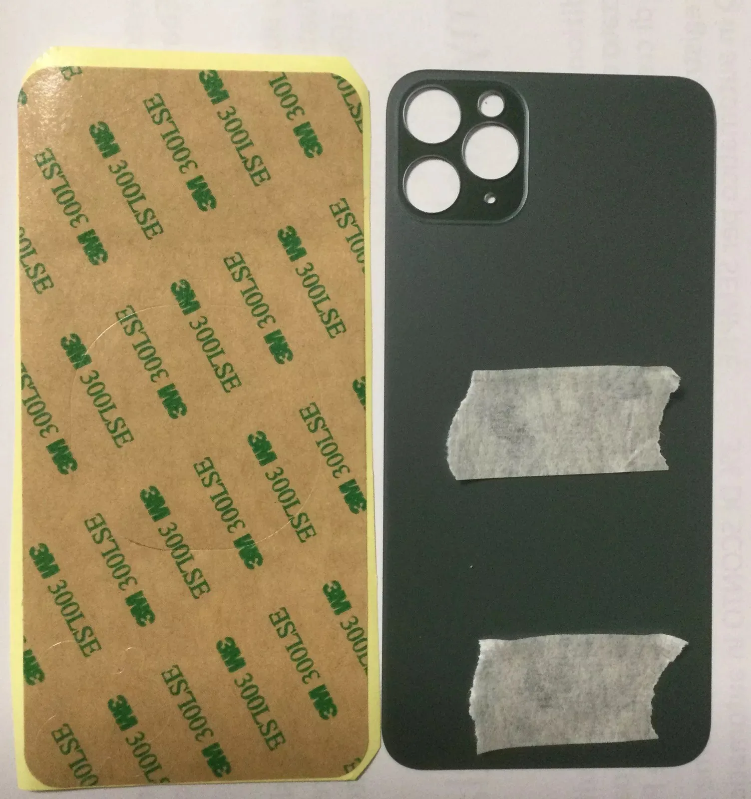 Back vetro Scocca Posteriore Per iPhone 11 Pro Max, Verde Foro Big