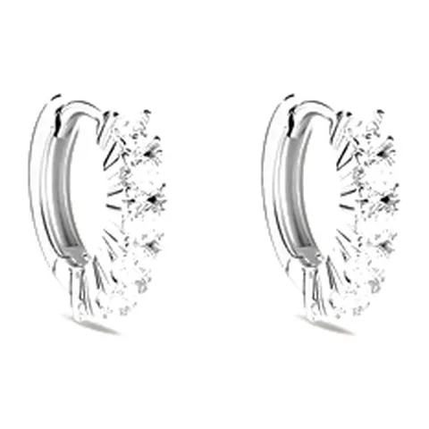 Stroili Silver Elegance Orecchini a cerchio hoops con cubic Argento 925 1699490