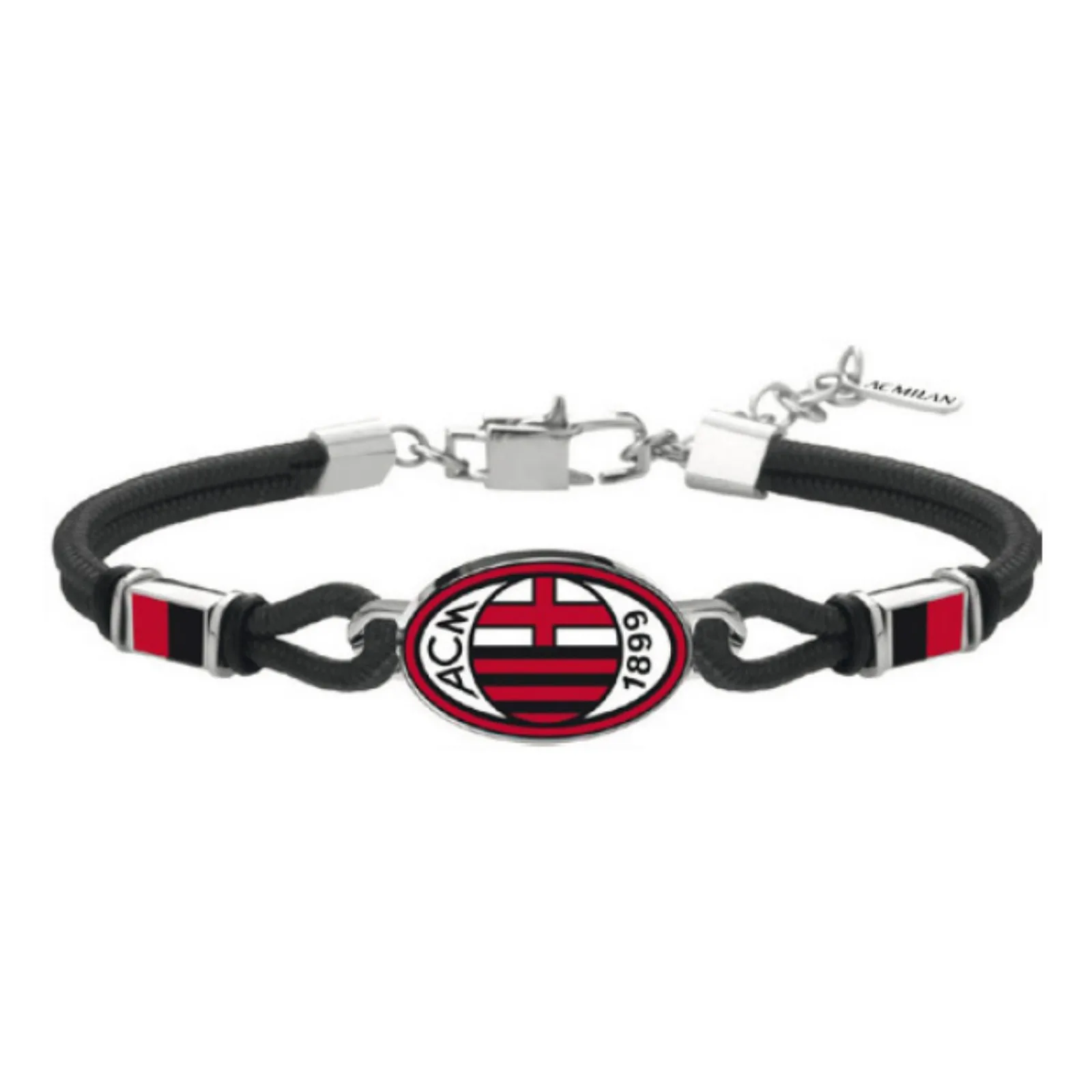 Lowell Bracciale Ufficiale Milan Acciaio 316L B-MB003UCR