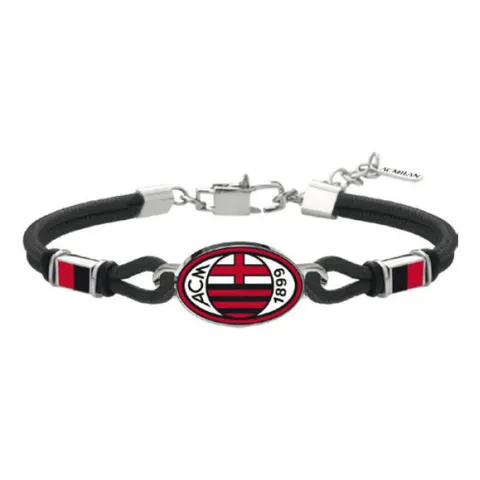 Lowell Bracciale Ufficiale Milan Acciaio 316L B-MB003UCR