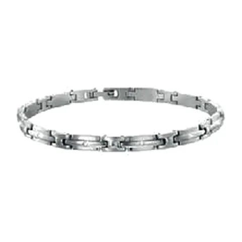 Stroili Man Code Bracciale con zirconi Acciaio 1504740