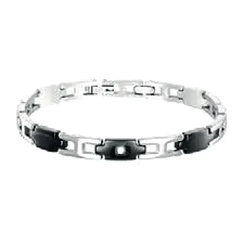 Stroili Man Code Bracciale bicolor e zircone Acciaio 1624989