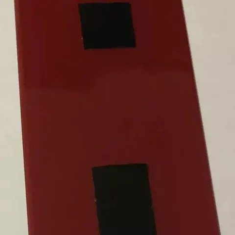 Back vetro Scocca Posteriore Per iPhone 8 Rosso Foro Big