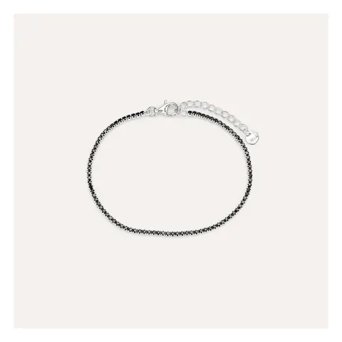 Stroili Silver Elegance Bracciale tennis dorato con cubic Argento 925 1696411
