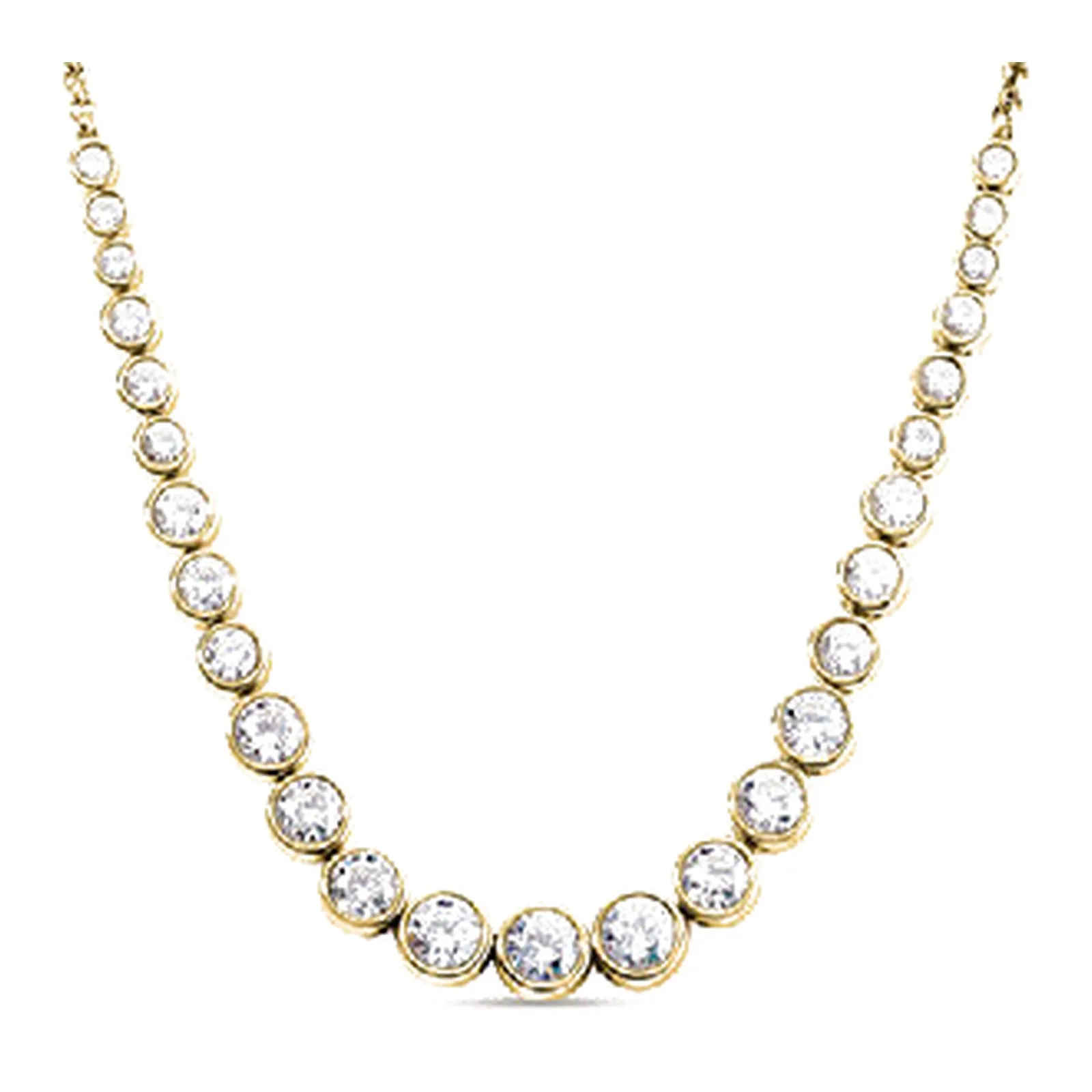 Stroili Aura Collection Collana dorato con cubic zirconia Acciaio 1699550