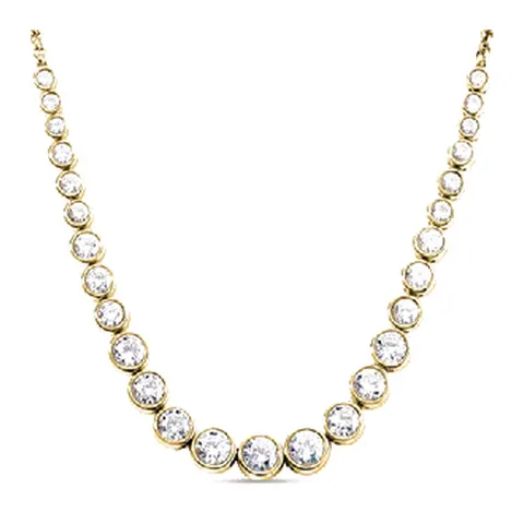 Stroili Aura Collection Collana dorato con cubic zirconia Acciaio 1699550