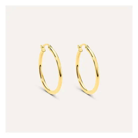 Stroili Toujours Orecchini a cerchio tubo tondo Oro 9kt 1401765