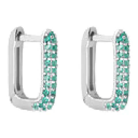 Stroili Silver Rainbow Orecchini clip con cubic zirconia Argento 925 1691428