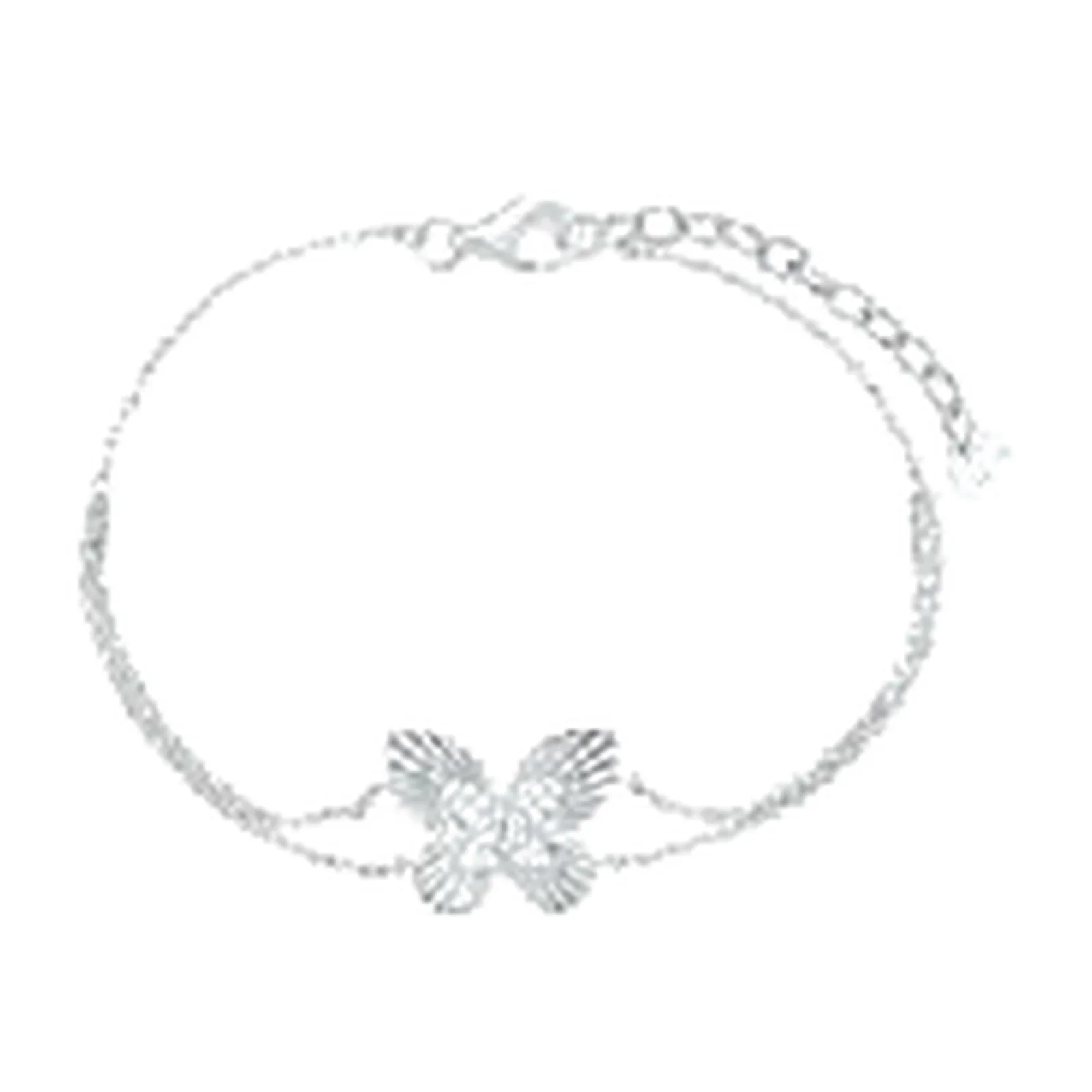 Stroili Silver Moments Bracciale farfalla plissè con cubic Argento 925 1694910