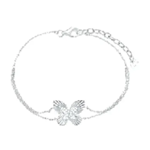 Stroili Silver Moments Bracciale farfalla plissè con cubic Argento 925 1694910