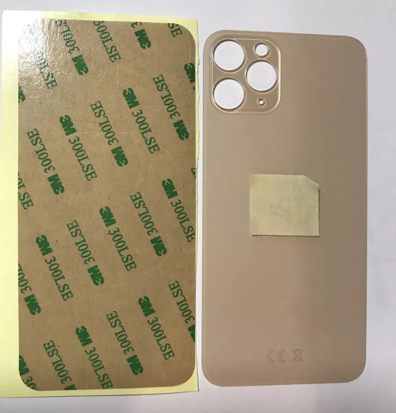 Back vetro Scocca Posteriore Per iPhone 11 Pro, Oro Foro Big