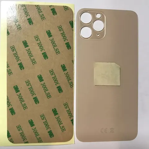 Back vetro Scocca Posteriore Per iPhone 11 Pro, Oro Foro Big