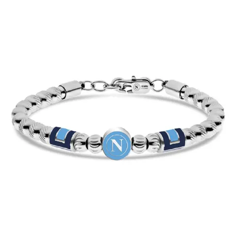 Lowell Bracciale Ufficiale Napoli Acciaio 316L B-NB013UAS