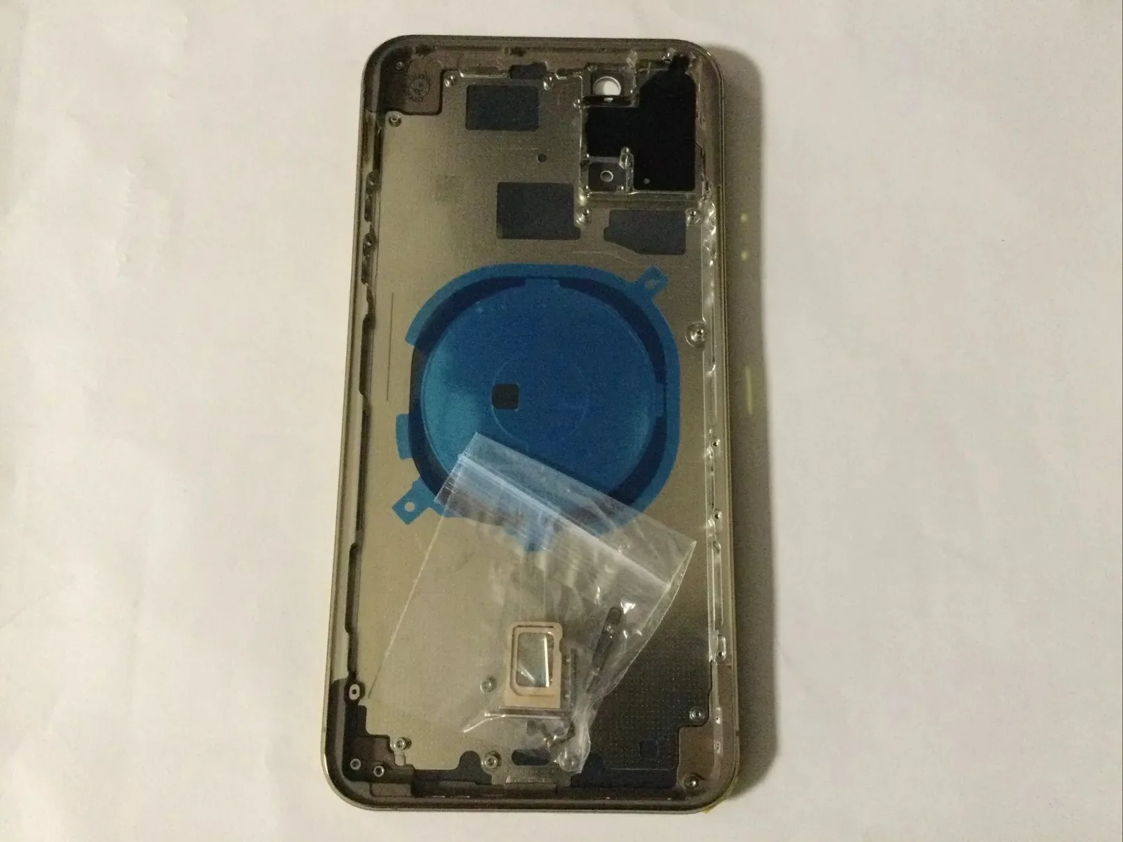 Compatibile Apple scocca Chassis Struttura Iphone 11 Pro Max Oro Crepa BX1