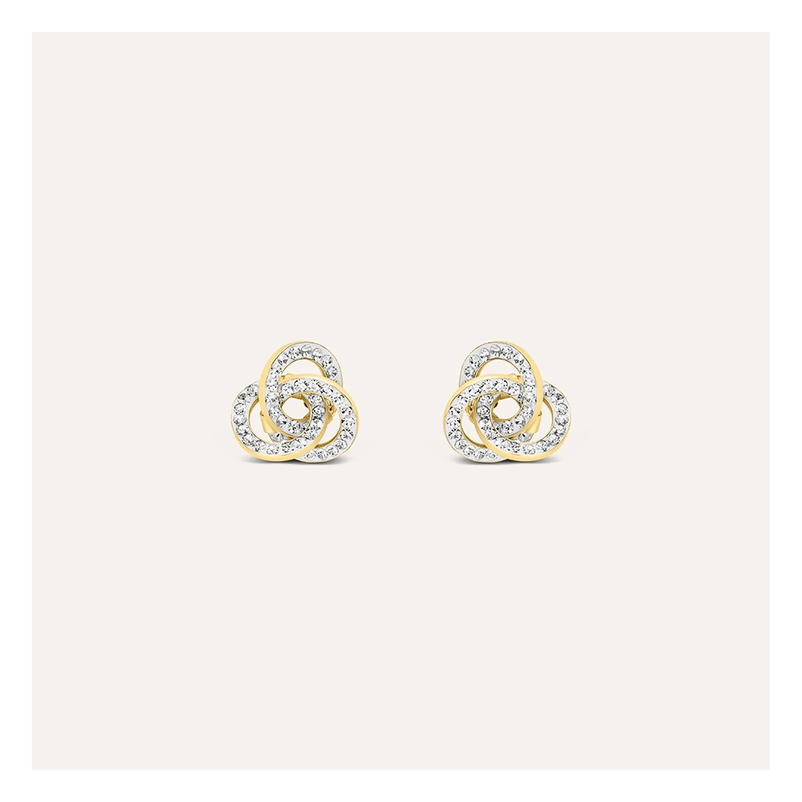 Stroili Christelle Orecchini lobo con cristalli Oro 9kt 1412295