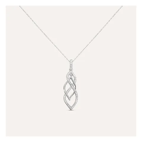 Stroili Silver Shine Collana con cubic zirconia Argento 925 1651368