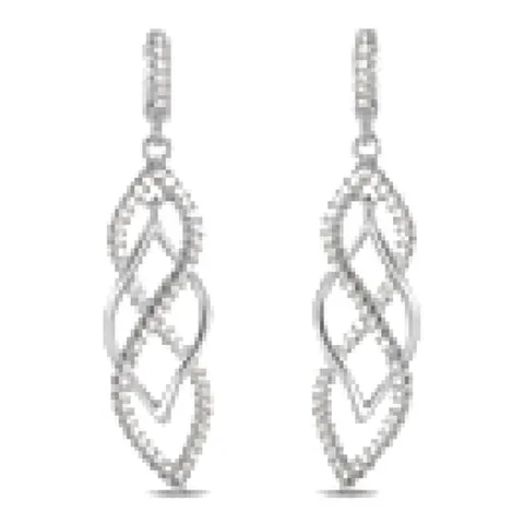 Stroili Silver Shine Orecchini pendenti con cubic zirconia Argento 925 1651369
