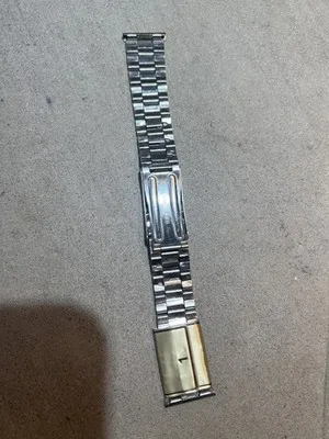 Cinturino Orologio Acciaio Dorato 20 mm Unidor Expandro Nuovo - LAB22610031525