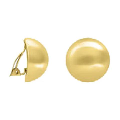 Stroili Radiance Collection Orecchini lobo a clip dorati effetto Acciaio 1691915