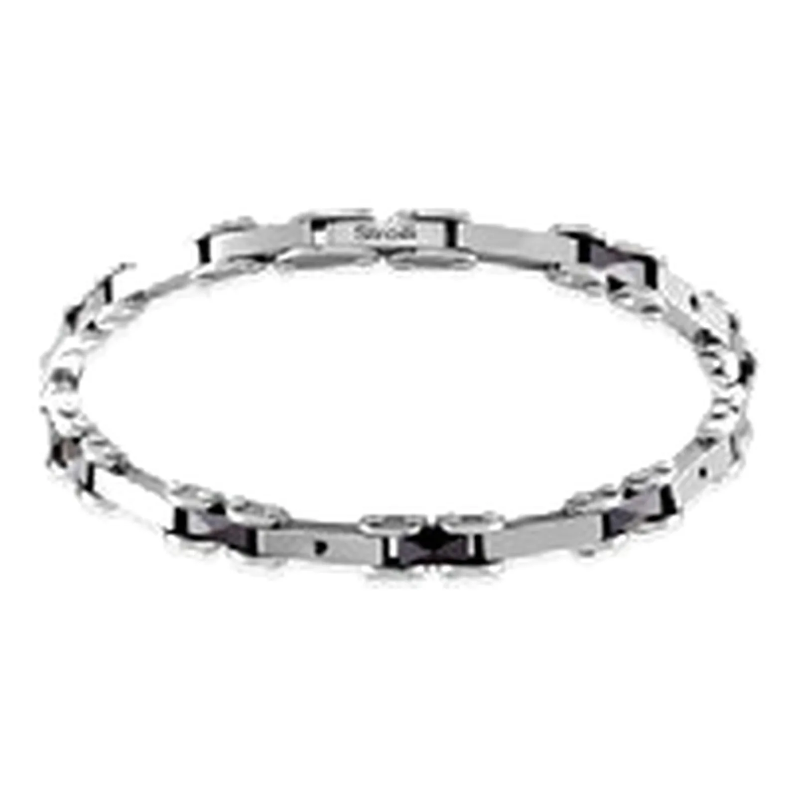 Stroili Man Code Bracciale bicolor e cubic zirconia Acciaio 1669728
