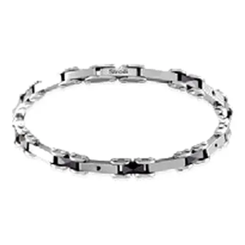 Stroili Man Code Bracciale bicolor e cubic zirconia Acciaio 1669728