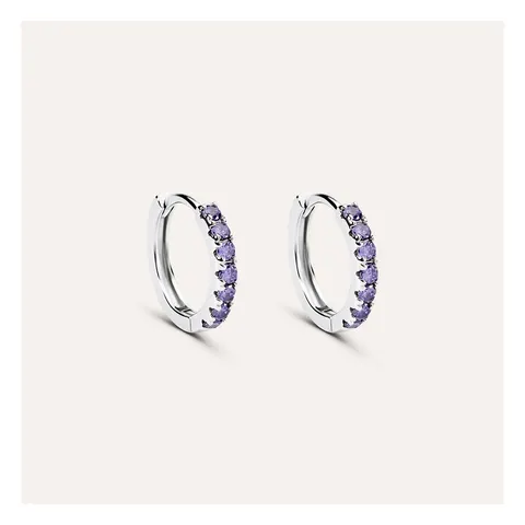Stroili Silver Rainbow Orecchini a cerchio Argento 925 1682427