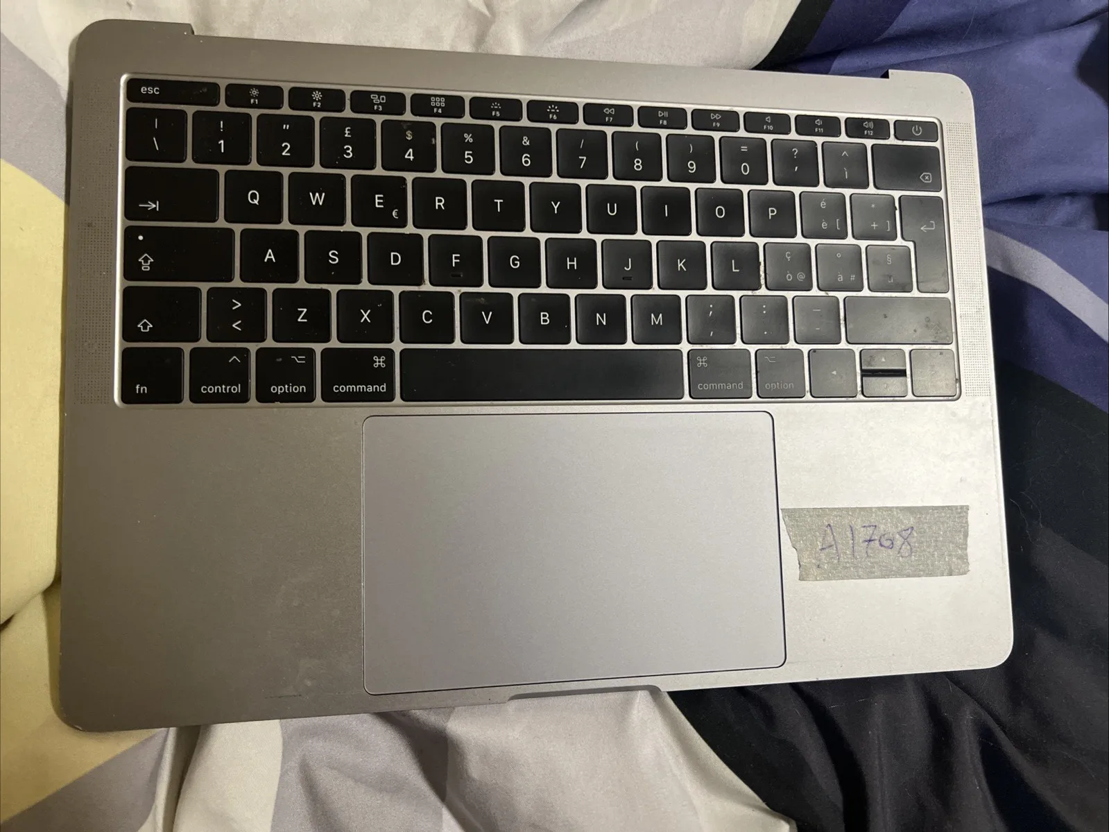 Apple Per Macbook Pro Retina 13” A1708 2978 2016 Tastiera IT Touchpad Grigio A