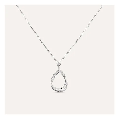 Stroili Silver Shine Collana con cubic zirconia Argento 925 1664283