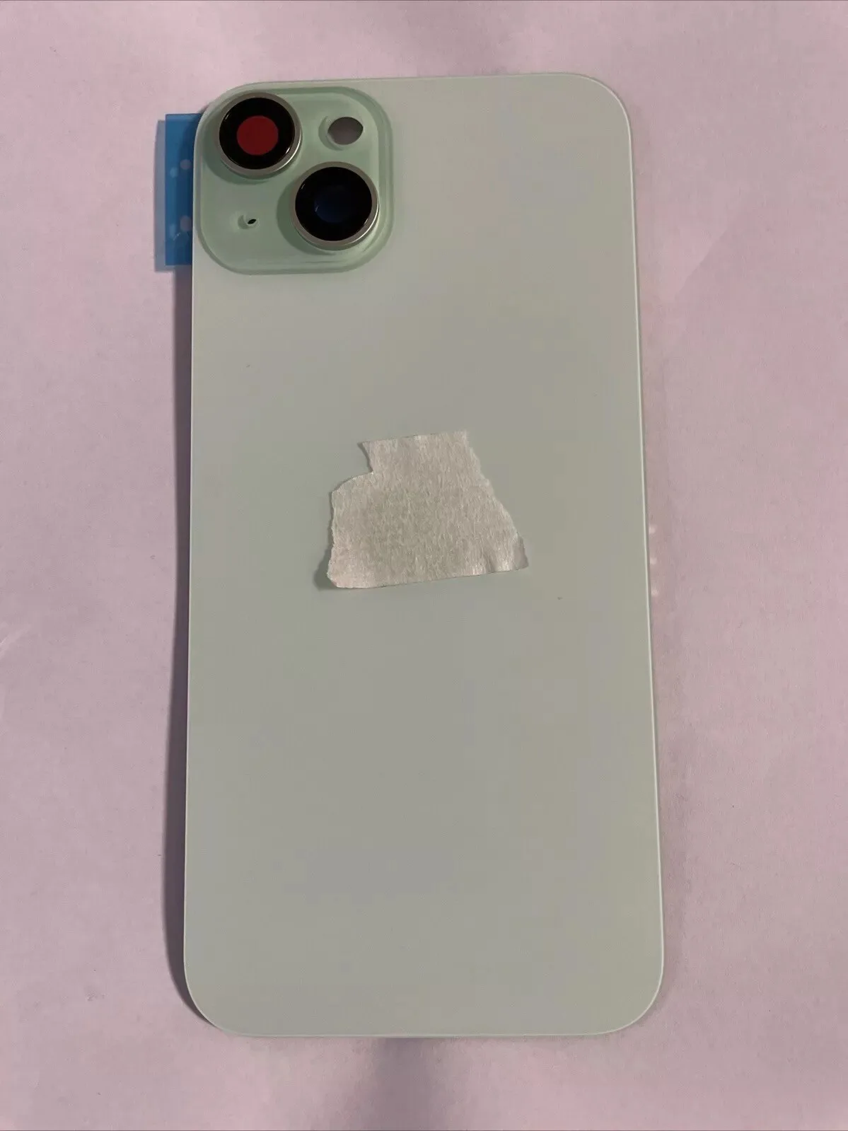Back vetro Scocca Posteriore Per iPhone 15 Plus Compatibile Magneti Verde