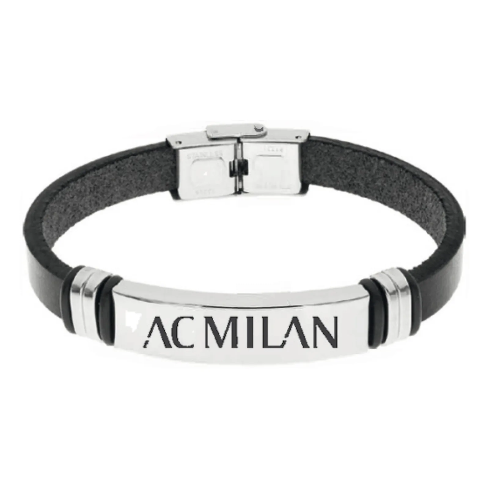 Lowell Bracciale Ufficiale Milan Acciaio 316L B-MB009ULN