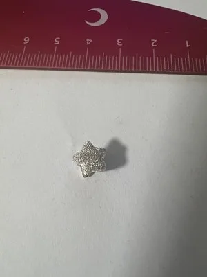 Charm Pendente a Forma di Stella in Argento 925 - LAB22609272314